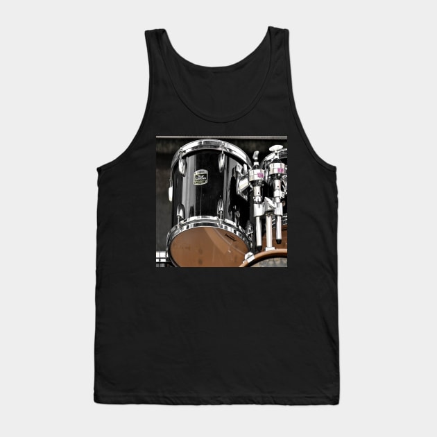 Chrome Drum Kit Tank Top by AJDesignsstuff